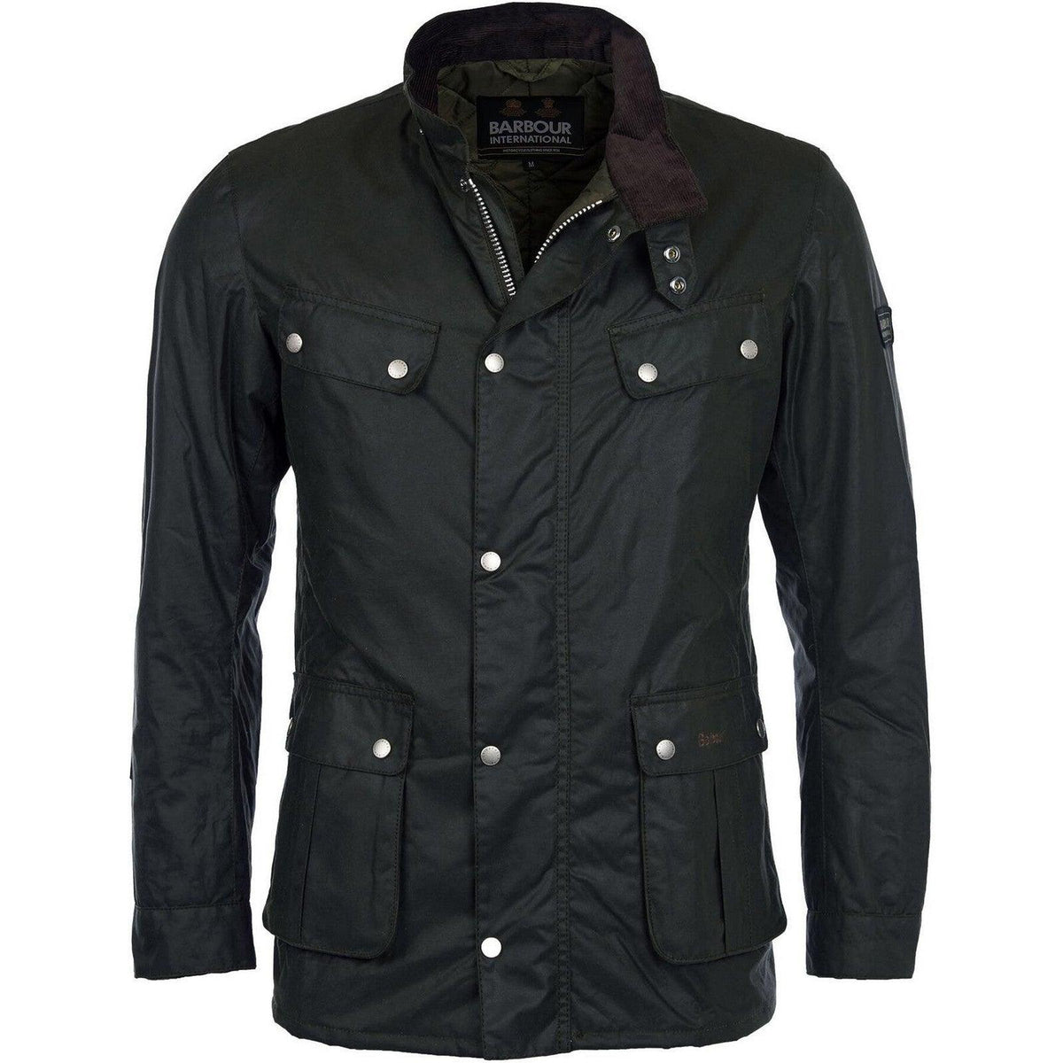 Barbour International Herrenjacken – Duke Wax Jacket – Grün