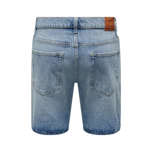 Only & Sons Herren-Bermudashorts – Onsedge Light Blue 6092 Shorts – Blau