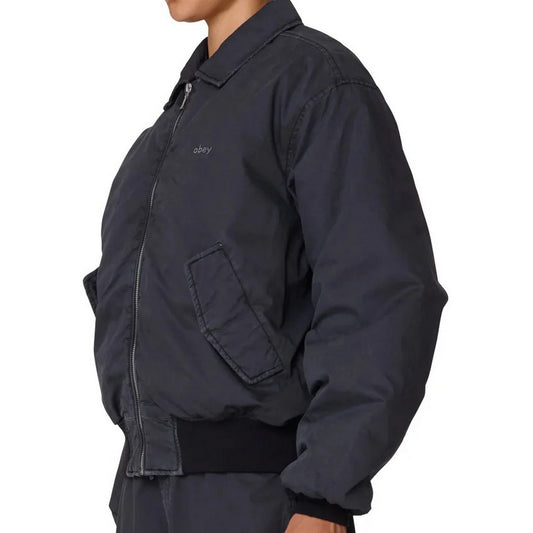 Obey Chaquetas de hombre - Florien Bomber - Negro