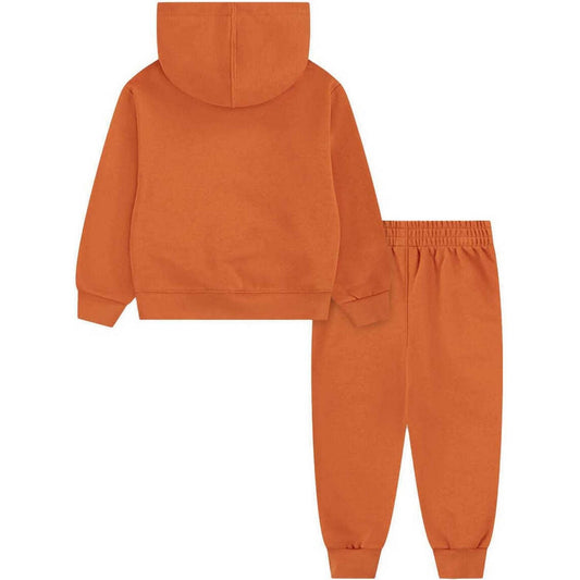 Tute a manica lunga Ragazzi Unisex Jordan - Jdb Mj Ess Flc Baseline Hd Set - Arancione