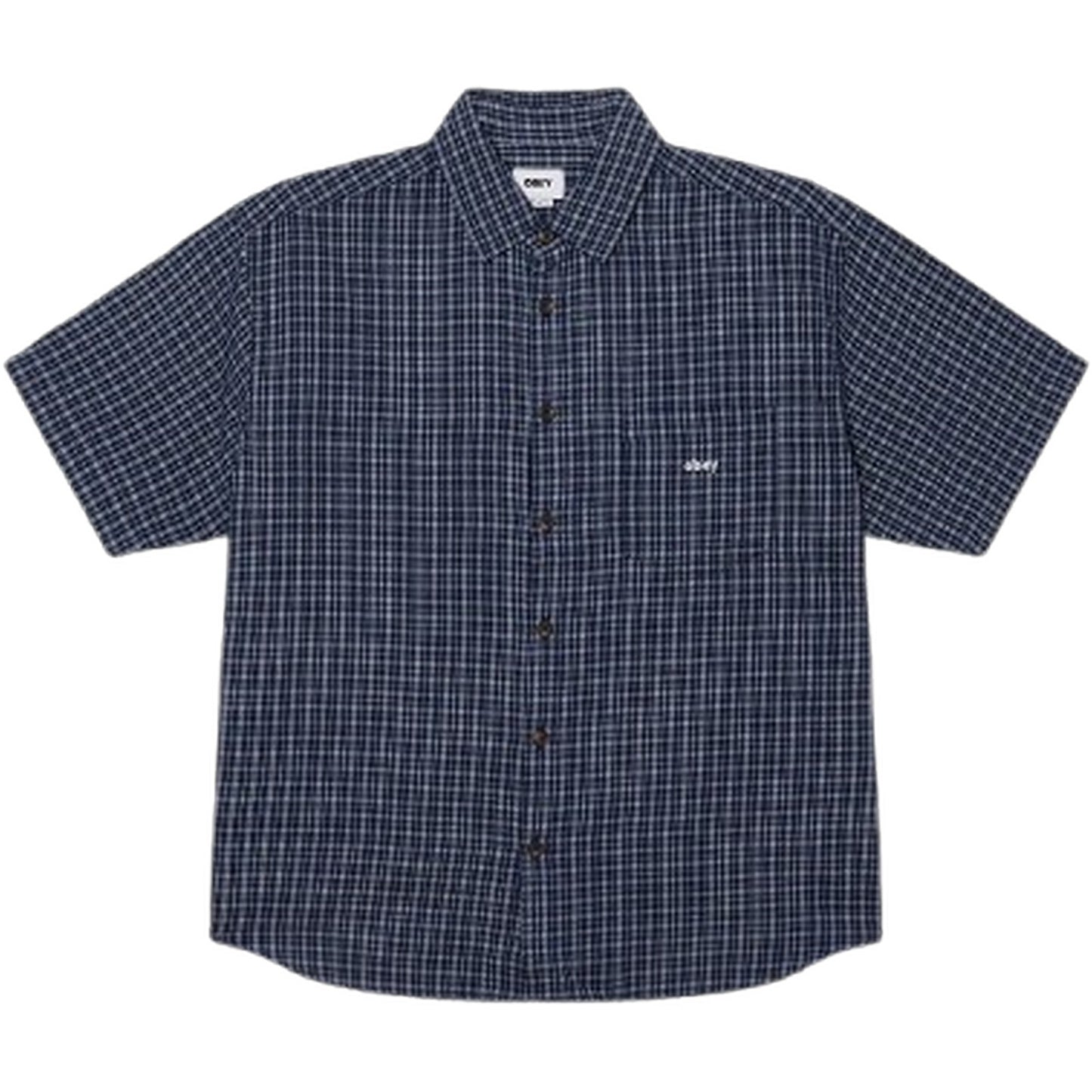 Maglie a manica lunga Uomo Obey - Bigwig Ian Woven - Blu