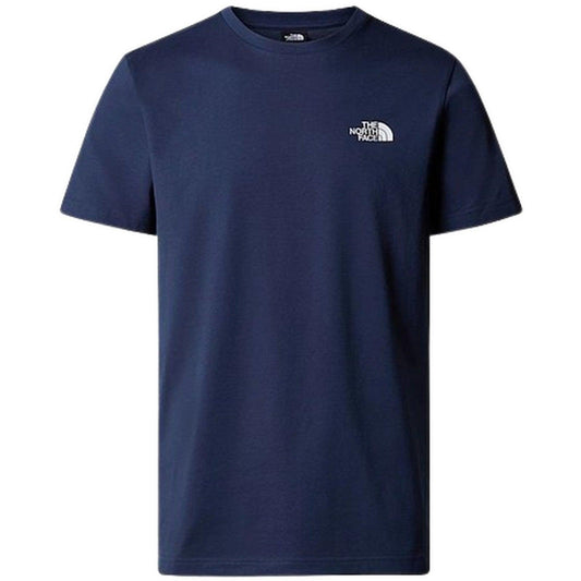 The North Face Herren-T-Shirt – M S/S Simple Dome Tee – Blau