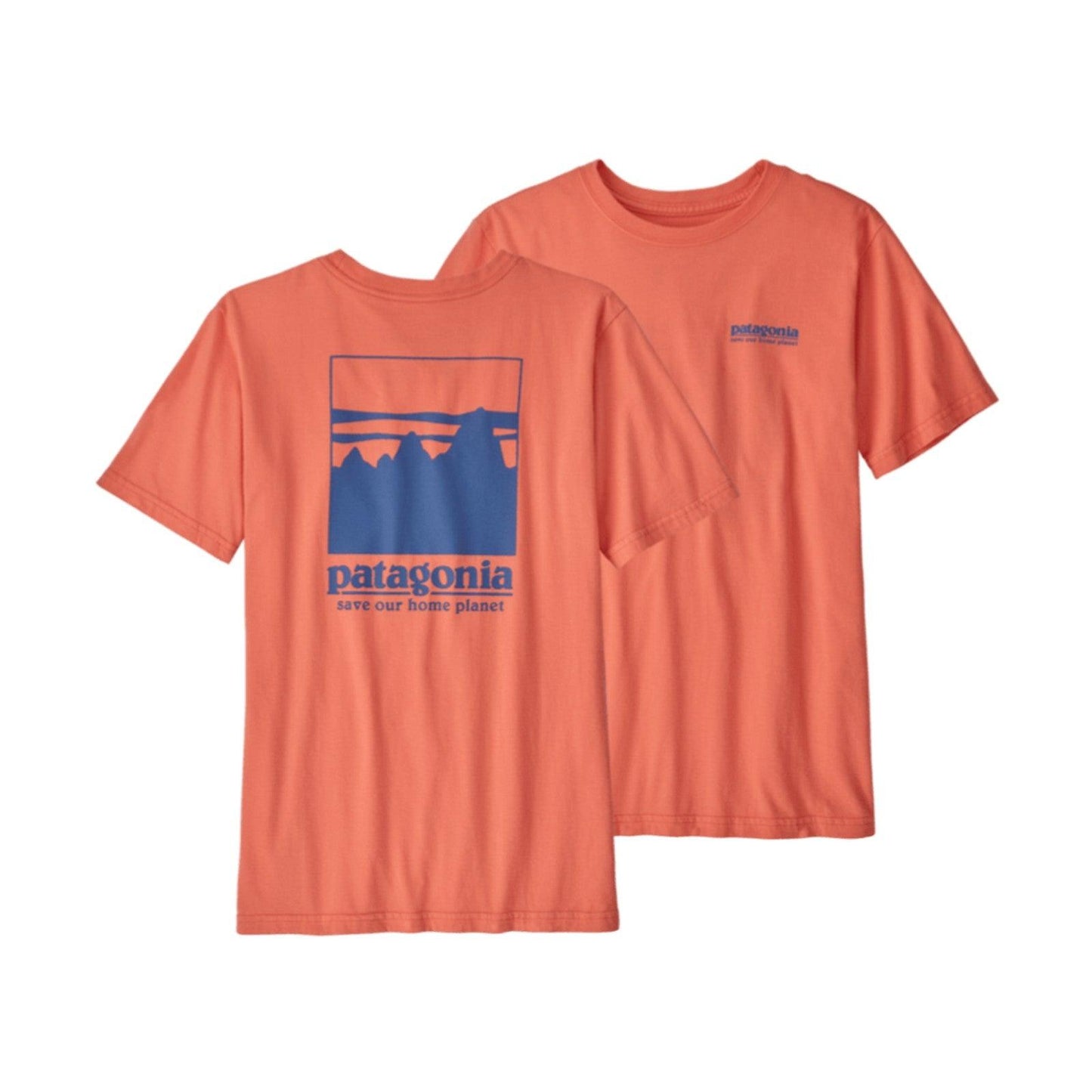 T-shirt unisexe pour garçons Patagonia - K's Regenerative Organic Certified Cotton Graphic - Rouge