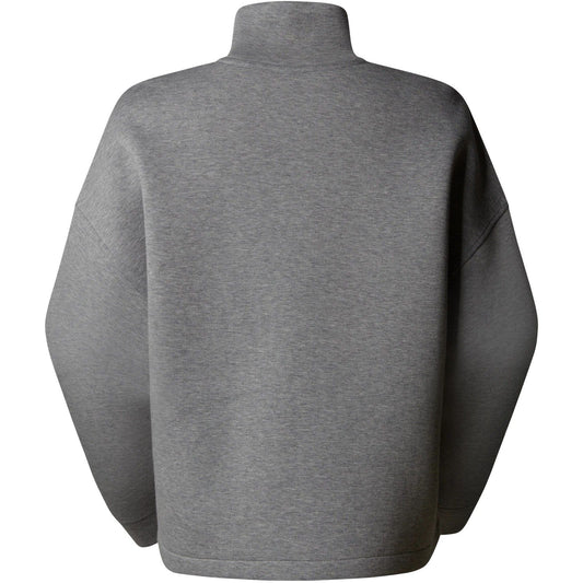 The North Face Women's Hoodies - W Mock Neck Relaxed Sweatshirt - Grey