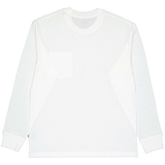 Dickies Chemises à manches longues pour hommes - Luray Pocket Tee Ss - Blanc
