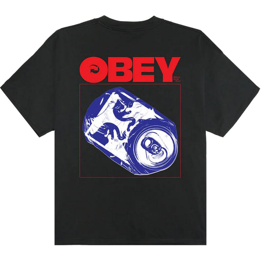T-shirt Uomo Obey - Obey Reuse Tee - Nero