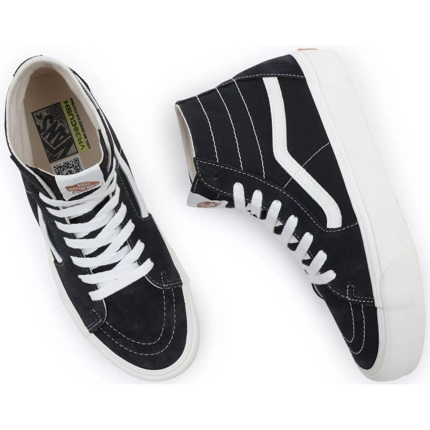 Vans Baskets pour hommes - Sk8-Hi Tapered Vr3 Raven/Marshmallow - Noir