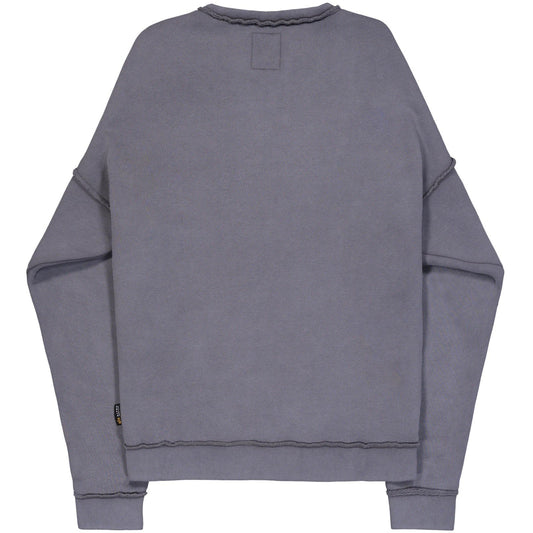 Męskie bluzy z kapturem Alpha Industries – Open Edge Crewneck – Szare