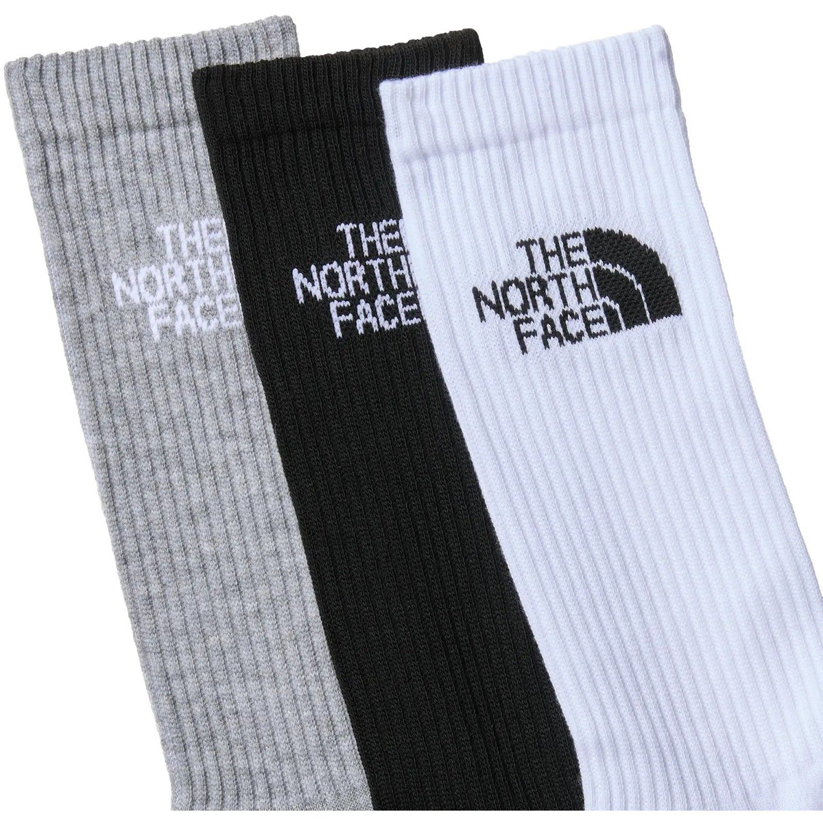 Calze Unisex The North Face - Multi Sport Cush Crew Sock 3p - Nero