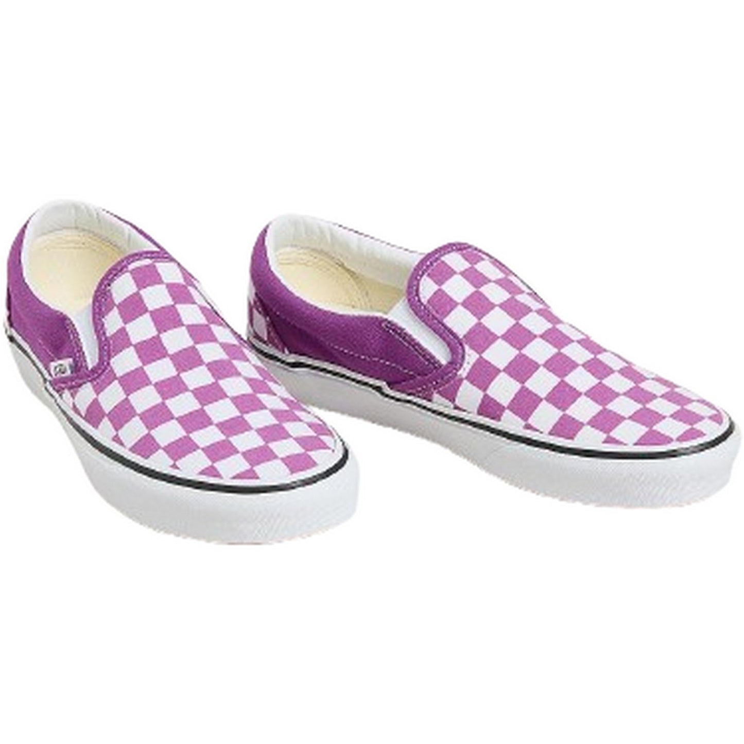 Sneaker Donna Vans - Classic Slip-On COLOR THEORY CHECKERBOARD - Viola
