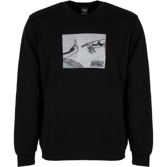 Bluzy bez kaptura męskie Iriedaily - H.I. Crewneck - Czarny