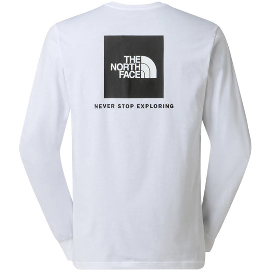 Maglie a manica lunga Uomo The North Face - M L/S Box Nse Tee - Bianco