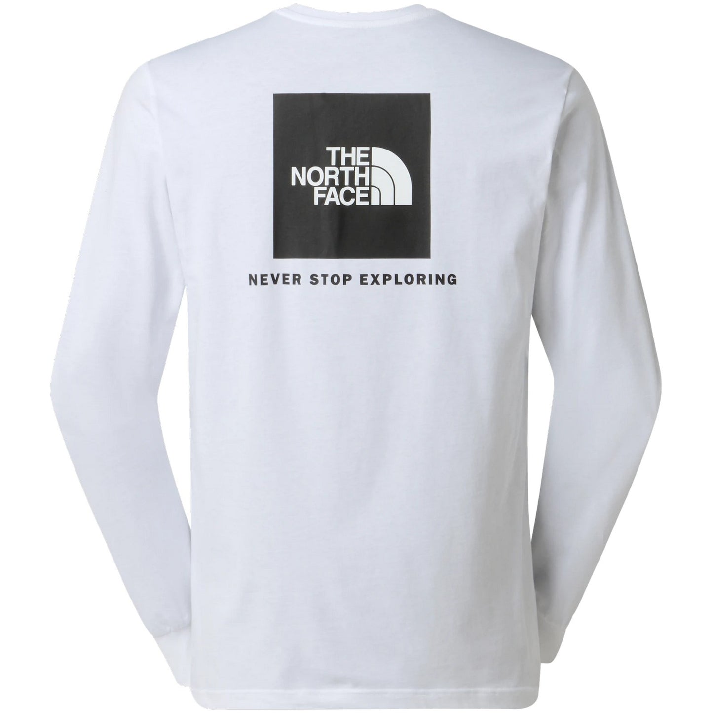 The North Face Men's Long Sleeve Shirts - M L/S Box Nse Tee - White