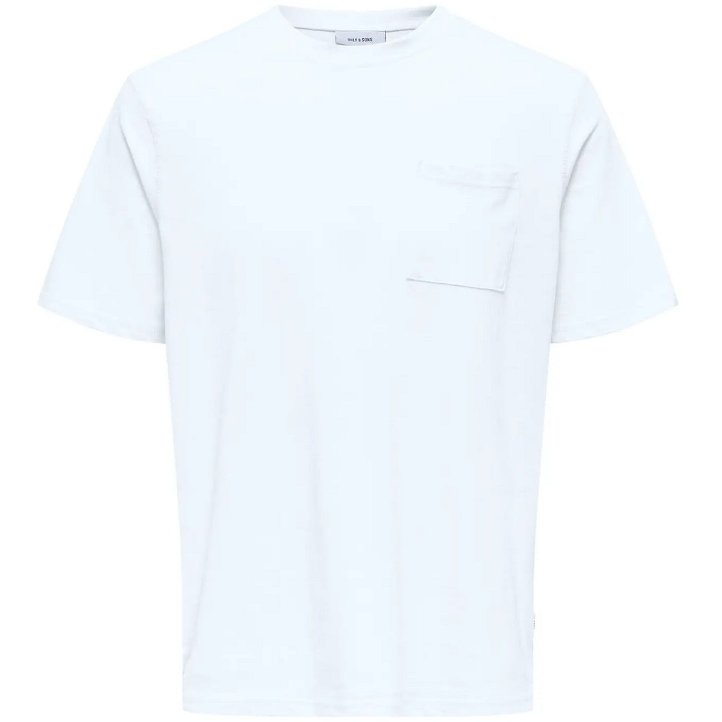 T-shirt Uomo Only & Sons - Onsbenne Pocket Ss Tee Noos - Bianco