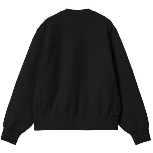 Damska bluza z kapturem Carhartt Wip – W' American Script Sweat – Czarna