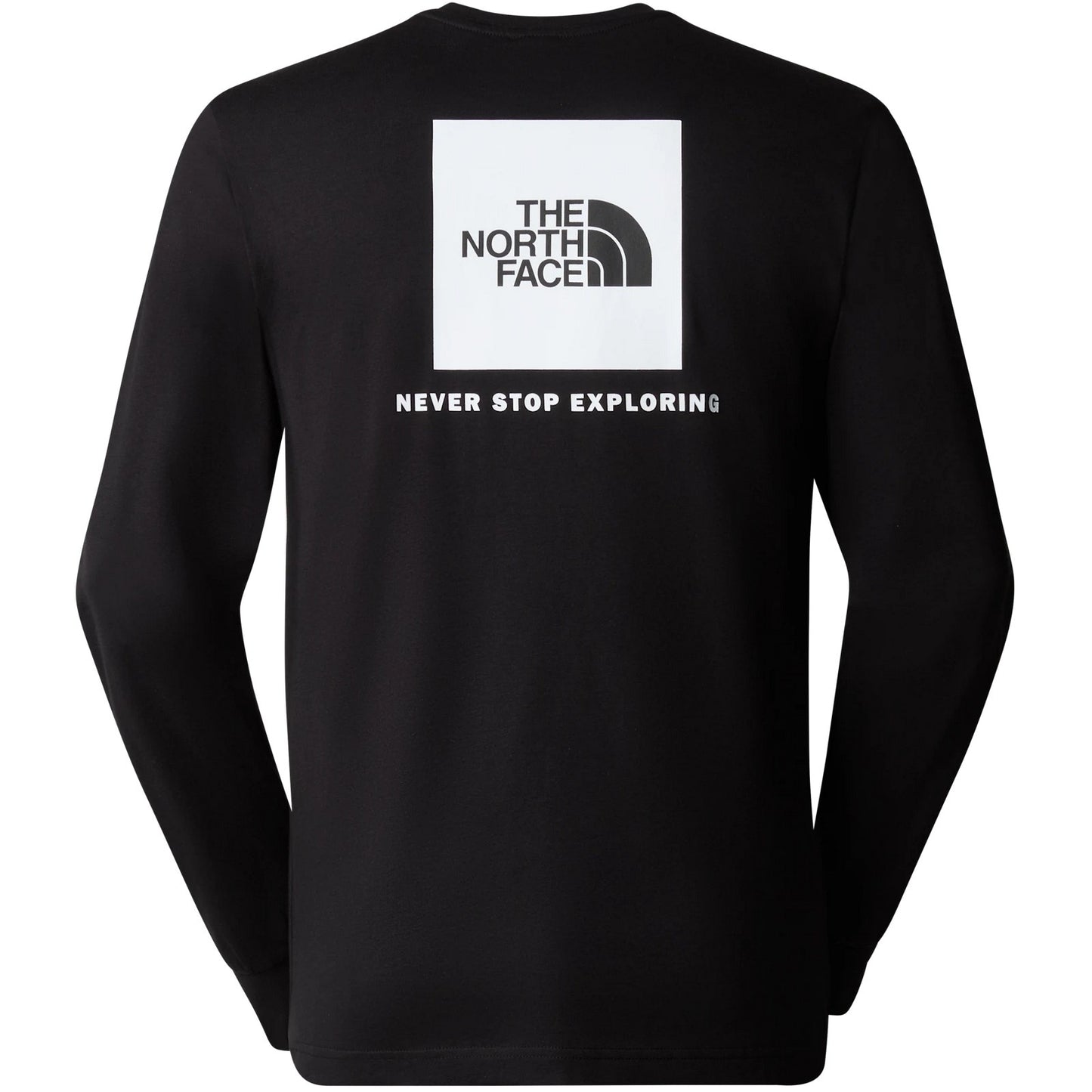 Chemises à manches longues pour hommes The North Face - M L/S Box Nse Tee - Noir