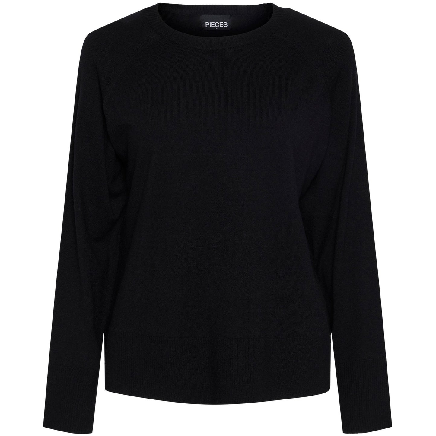 Maglie Donna Pieces - Pcsia Ls Knit Noos Bc - Nero