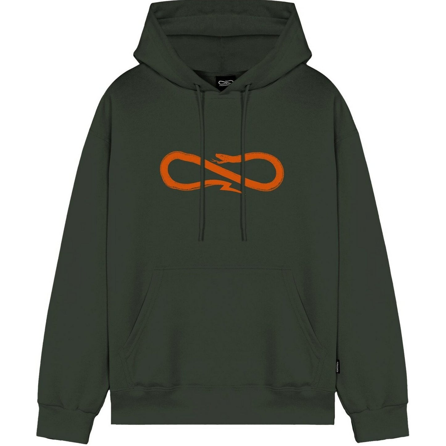 Felpe con cappuccio Uomo Propaganda - Felpa Logo Classic - Verde