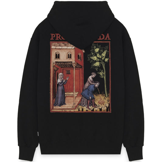 Propaganda Sweats à capuche pour hommes - Sweat-shirt Puke - Noir