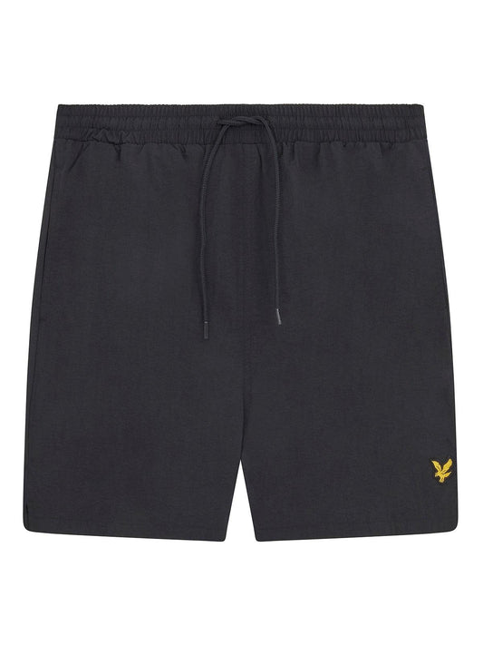 Lyle & Scott Herren-Shorts und Badehosen – einfarbige Badeshorts – Schwarz