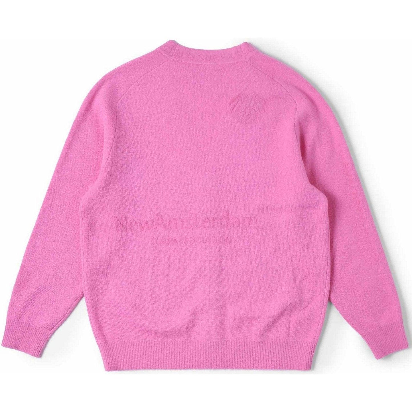 Cardigan Uomo New Amsterdam Surf Association - Scrambled Cardigan - Rosa