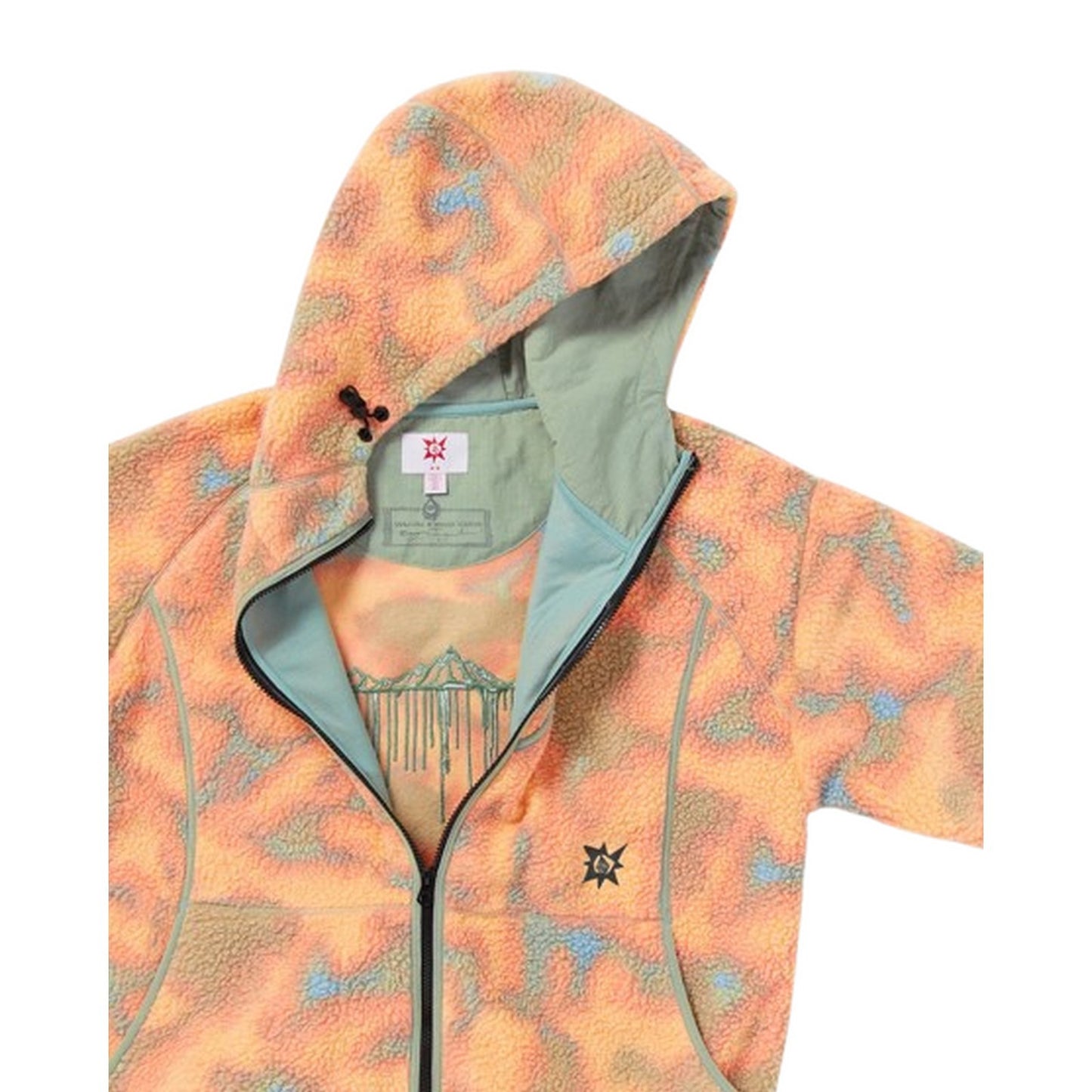 Camisas de manga larga para hombre Volcom - Tt B Iguchi Zip Fleece - Multicolor