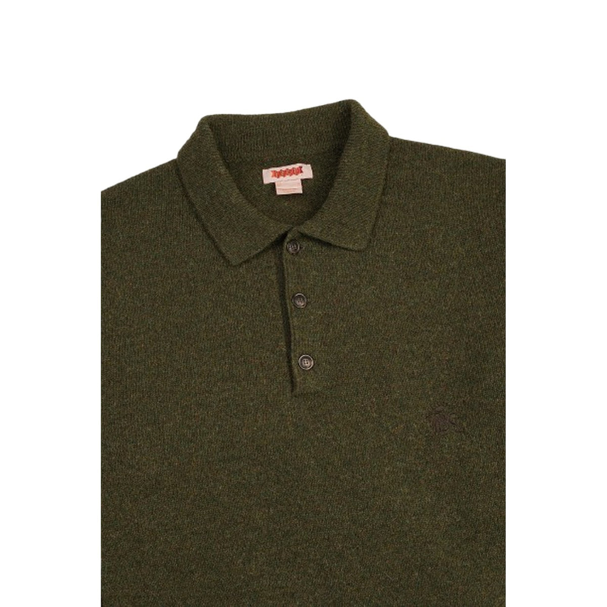 Polo a manica lunga Uomo Baracuta - Shetland Polo - Verde