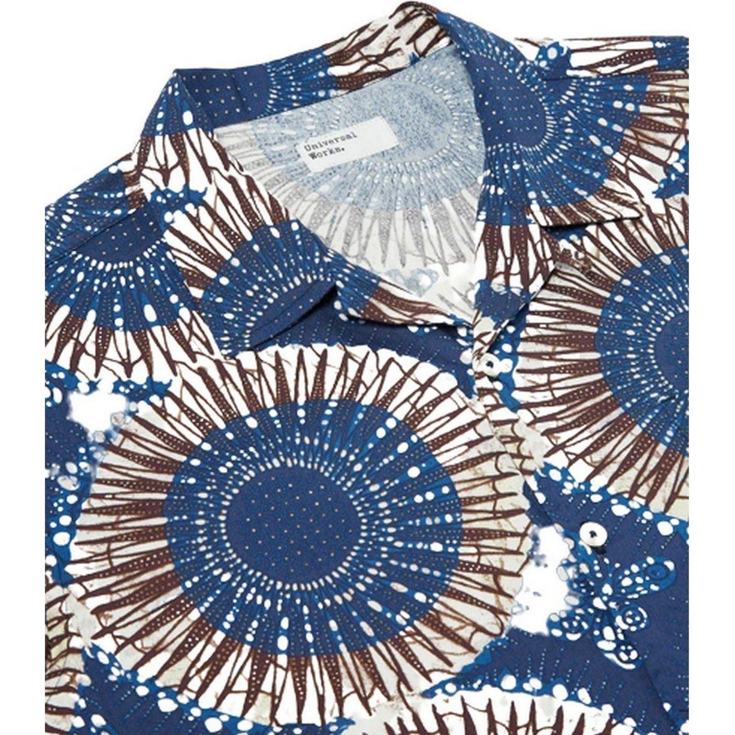 Camisas informales para hombre Universal Works - Camisa de carretera - Azul