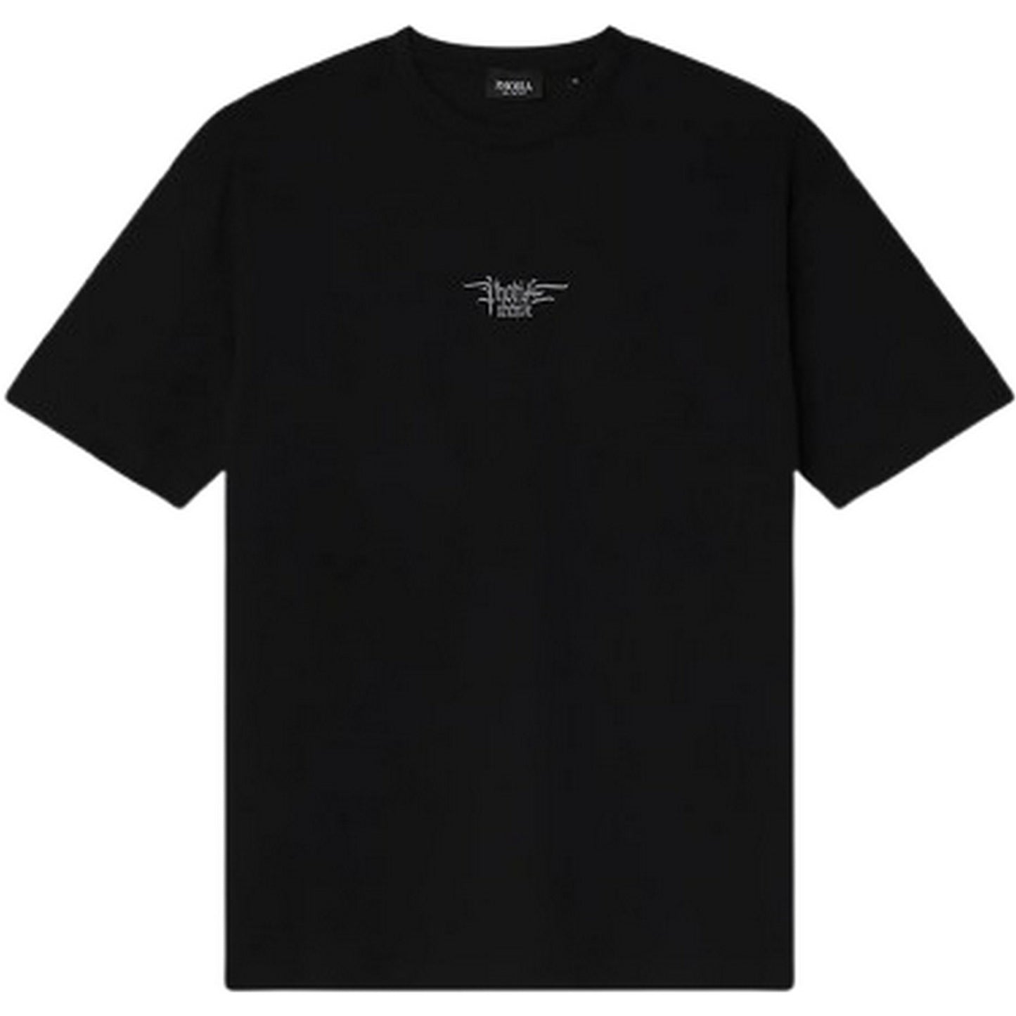 T-shirt Uomo Phobia - Black T-Shirt With Phobia Foggy Logo Print - Nero