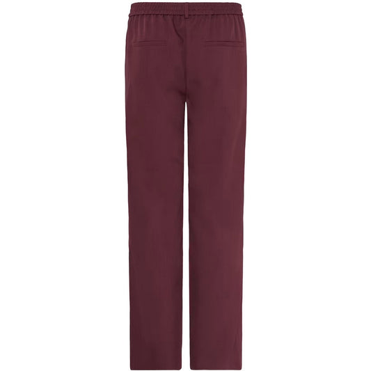 Pantaloni Donna Ichi - Ihfava Wide Pa - Rosso