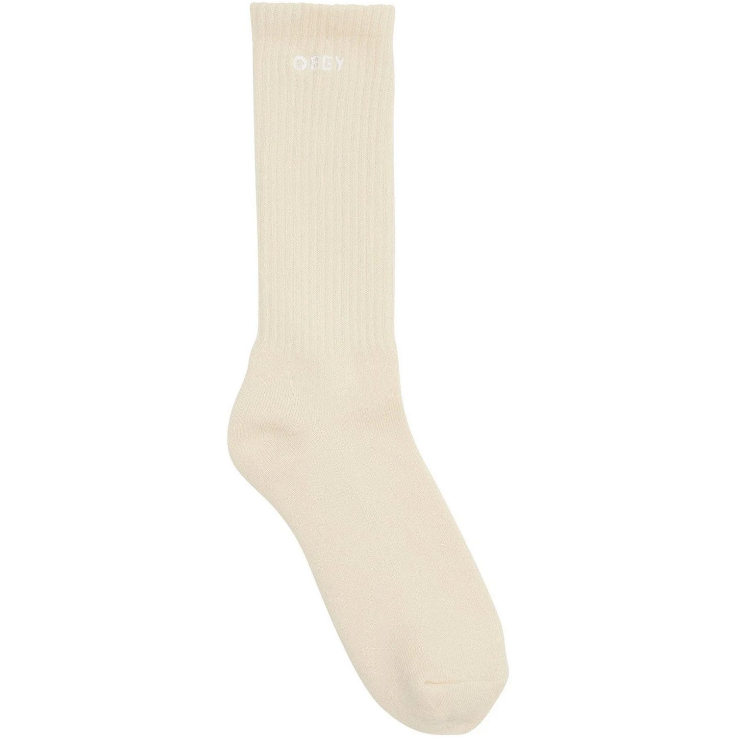 Chaussettes Obey pour hommes - Chaussettes Obey Bold - Crème