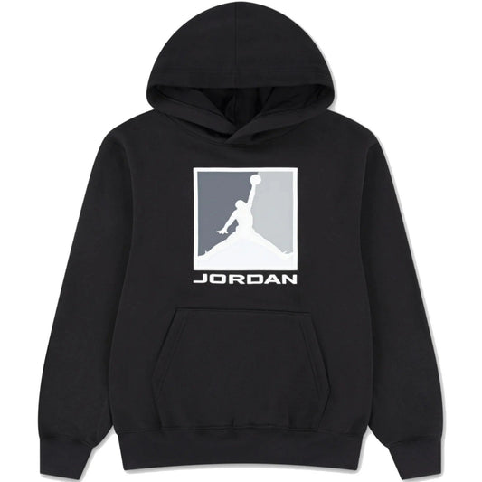 Chłopięce bluzy Jordan unisex - Jdb Mj Ess Ft Baseline Po - czarne