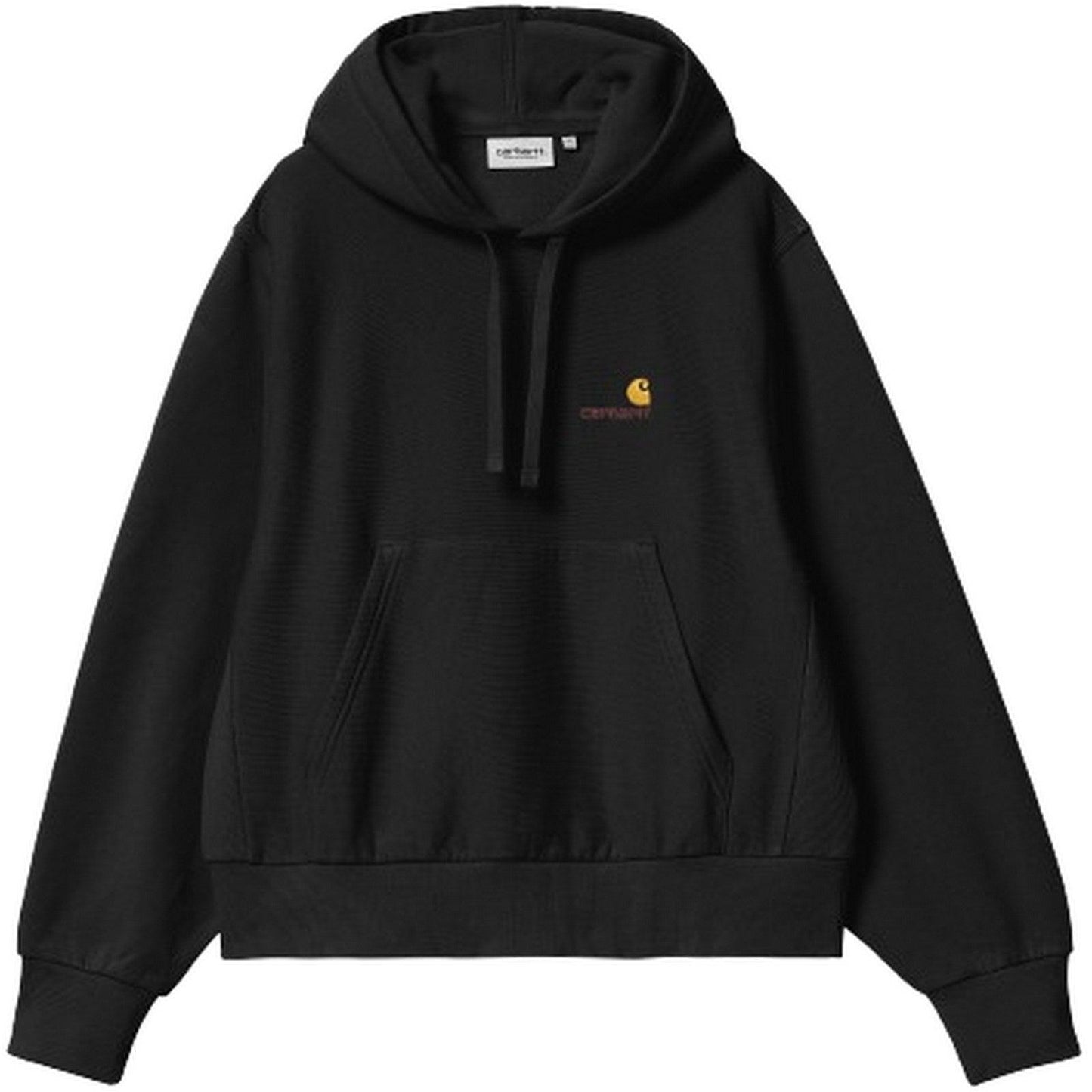 Carhartt Wip Sweats à capuche pour femmes - W' HD American Script Sweat - Noir