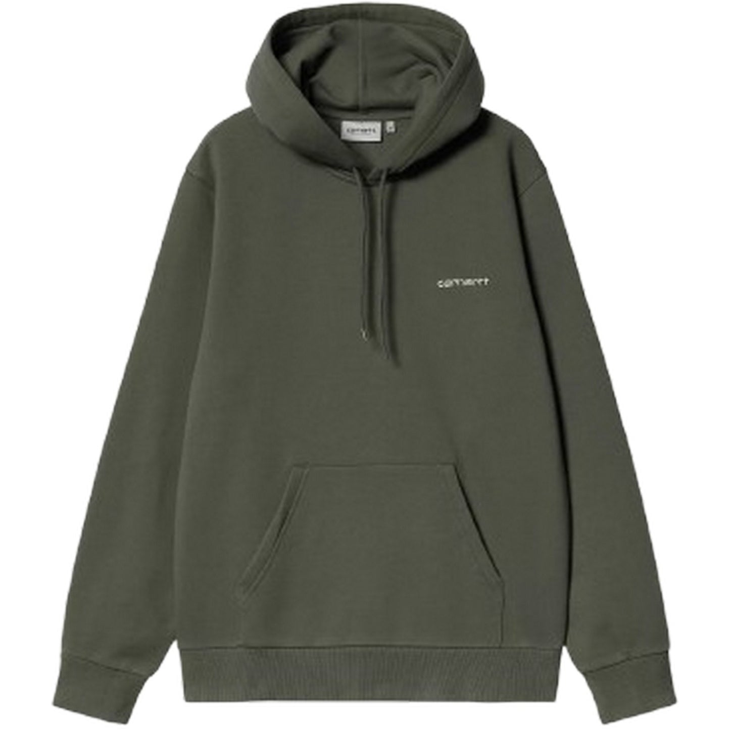 Felpe con cappuccio Uomo Carhartt Wip - Hooded Script Embroidery Sweat - Verde