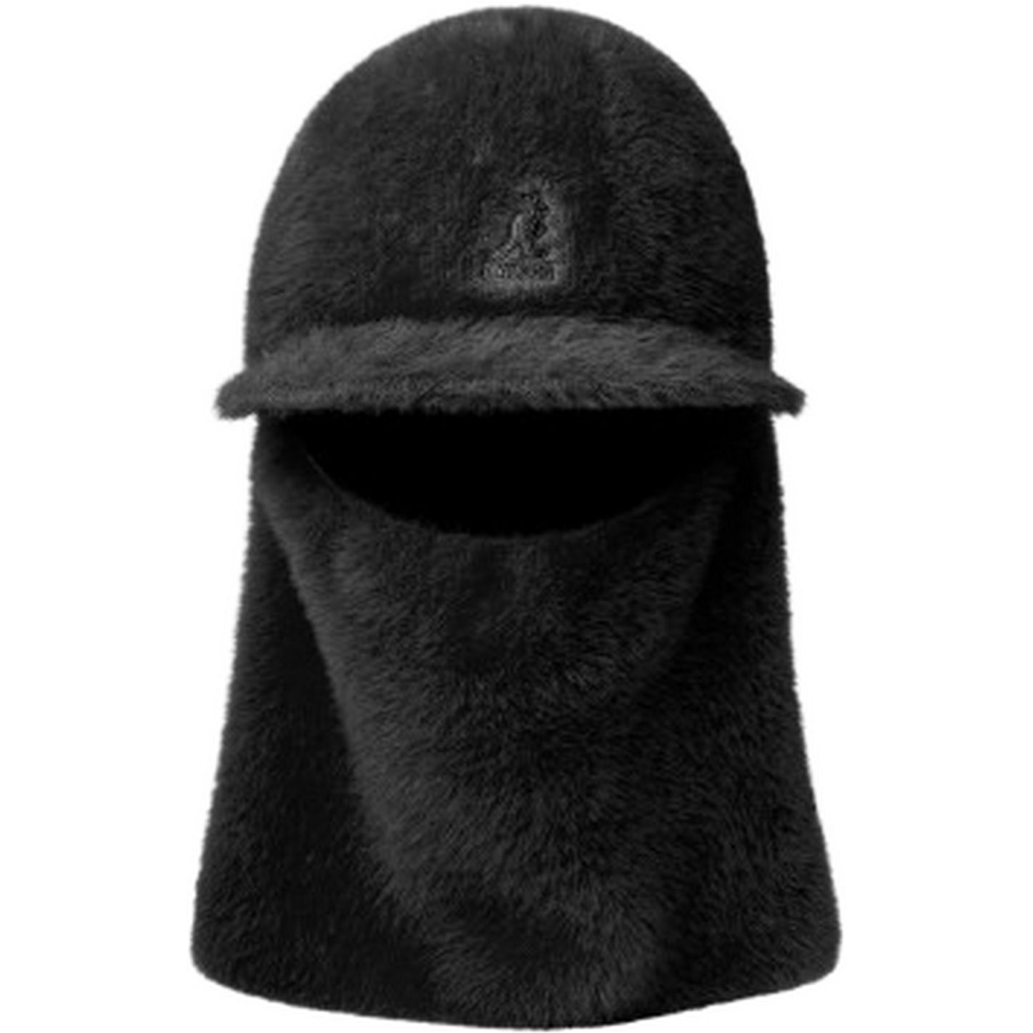 Passamontagna Unisex Kangol - Faux Fur Balaclava - Nero