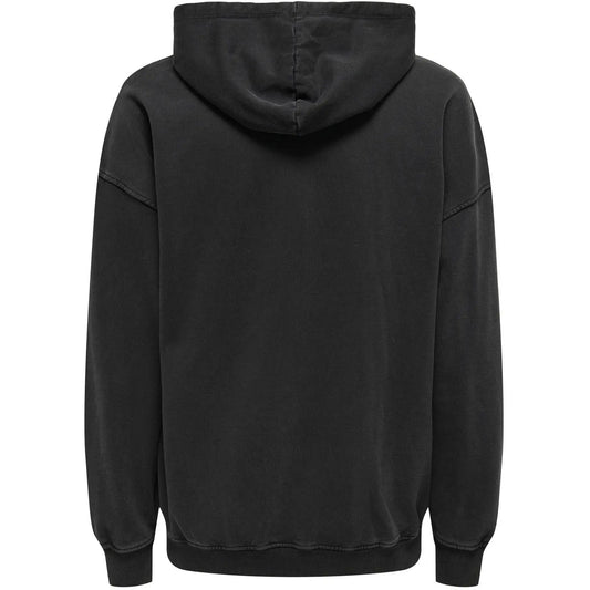 Felpe con cappuccio Uomo Only & Sons - Onscreative Rlx Washed Hoodie Noos - Nero