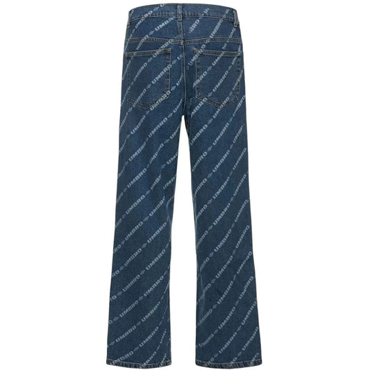 Dżinsy unisex Umbro – Dżinsy z logo laserowym – Niebieskie