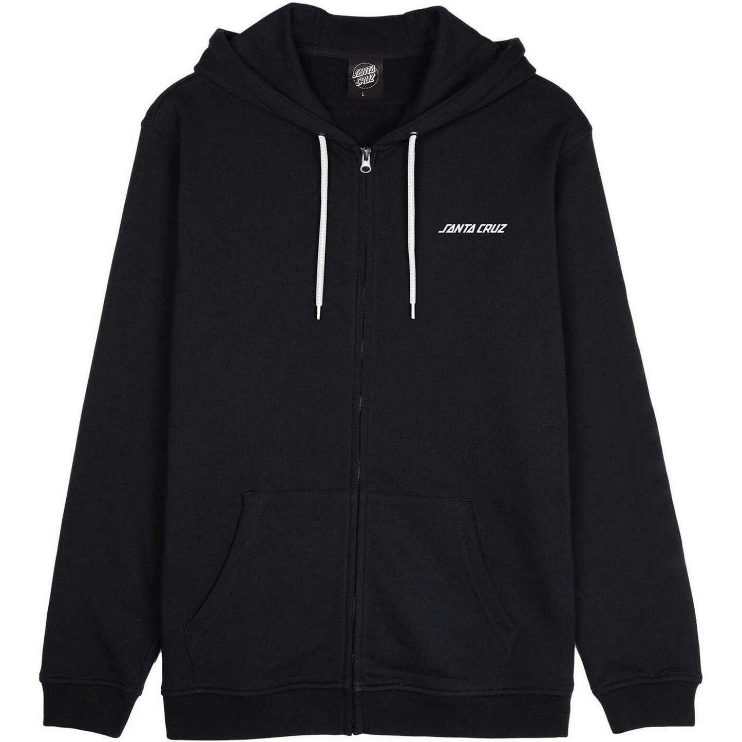 Sweats à capuche pour hommes Santa Cruz - Screaming Flash Zip Hood - Noir