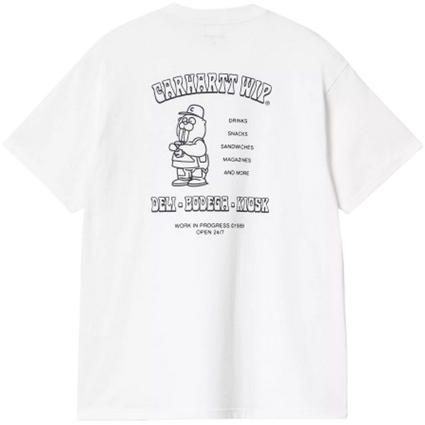 Carhartt Wip T-shirt pour hommes - T-shirt Sandwich S/S - Blanc