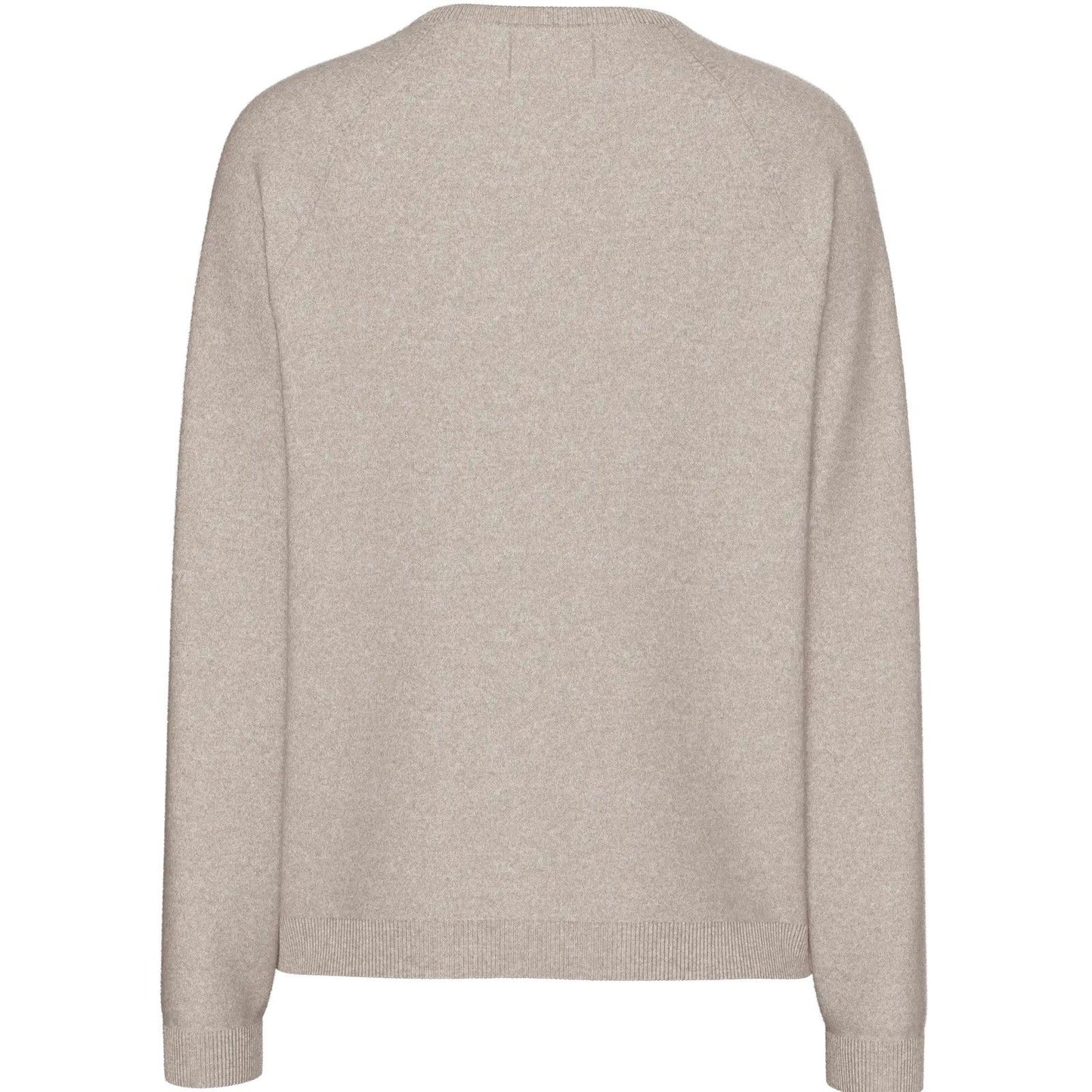 Maglie Donna Pieces - Pcbree Ls O-Neck Knit Noos Bc - Grigio