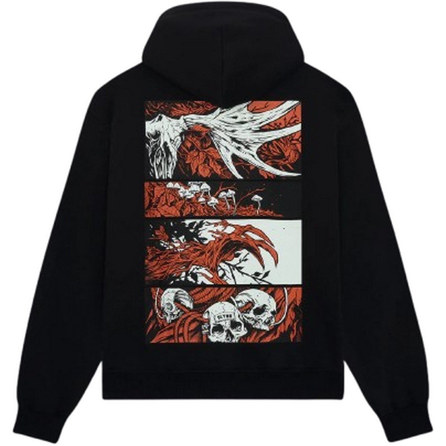Dolly Noire Men's Hoodies - Leshen Comic Hoodie - Black