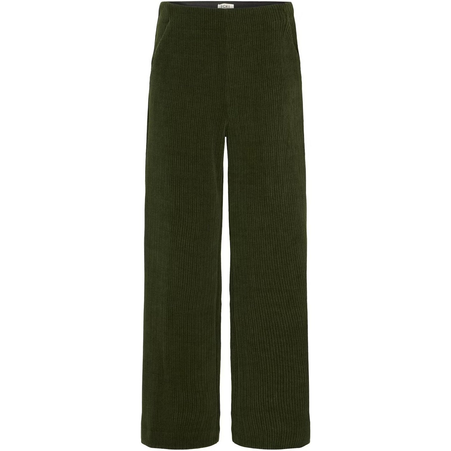 Pantaloni Donna Ichi - Ihkate Corduroy Pa3 - Verde