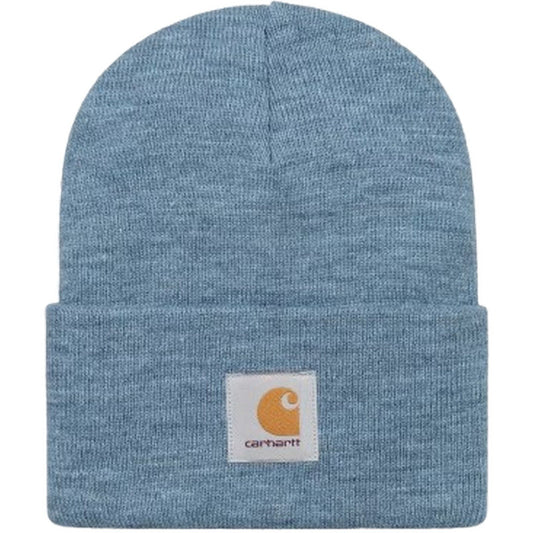 Carhartt Wip Bonnets tricotés unisexes - Chapeau de montre en acrylique - Bleu clair