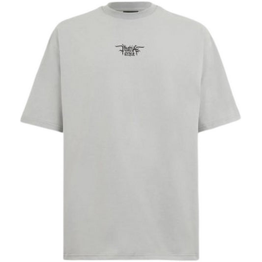T-shirt Uomo Phobia - Grey T-Shirt With Phobia Foggy Logo Print - Grigio