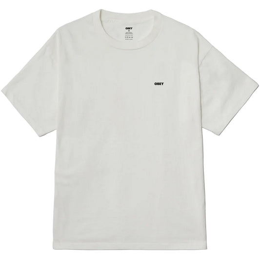 T-shirt Unisex Obey - Obey Bold Icon Face Tee - Bianco