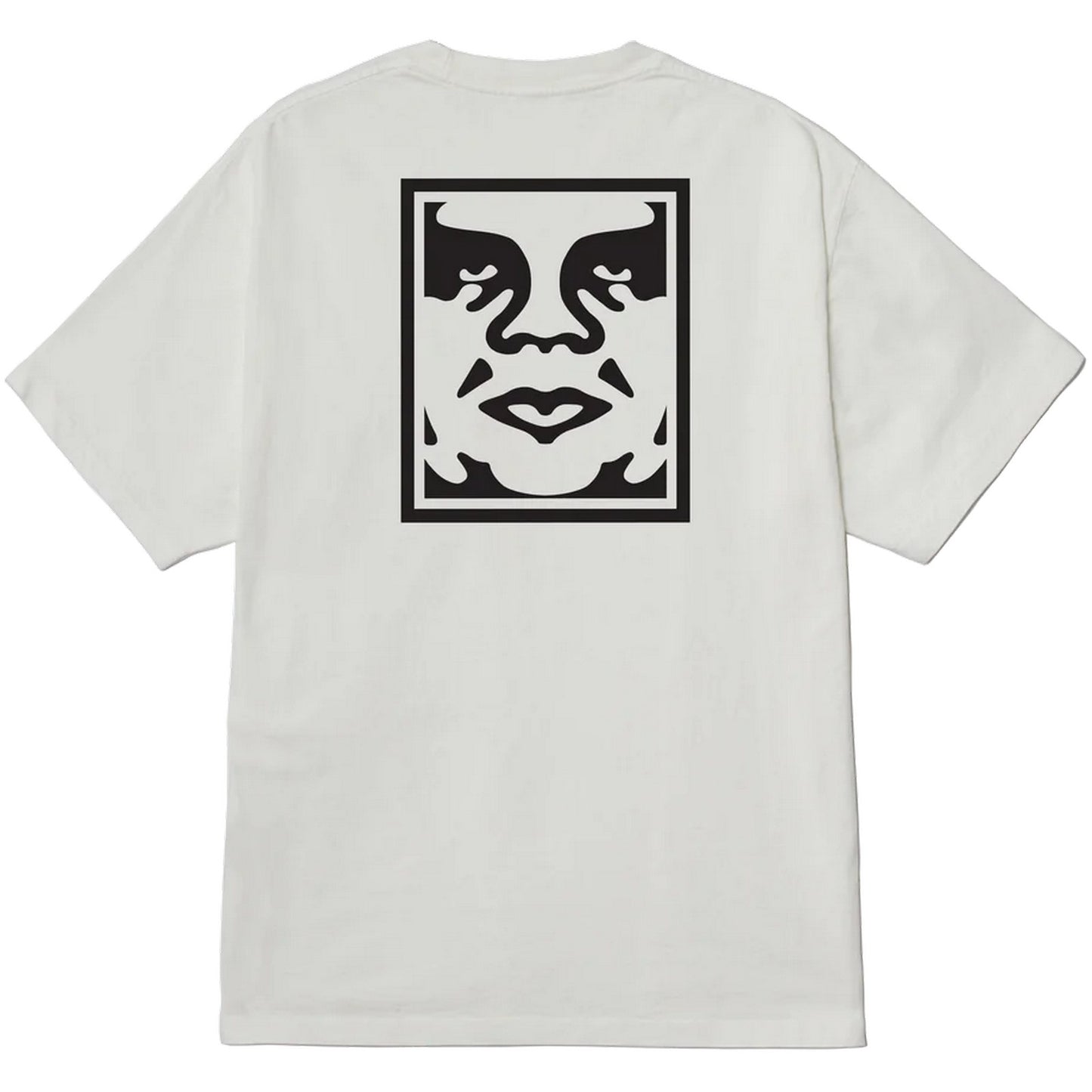 Obey T-shirt unisexe - Obey Bold Icon Face Tee - Blanc