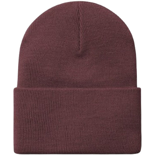 Carhartt Wip Bonnets tricotés unisexes - Chapeau de montre en acrylique - Bordeaux
