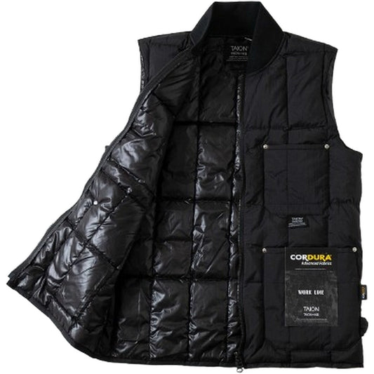 Gilet Unisex Taion - Work W-Zip Lib Down Vest - Nero