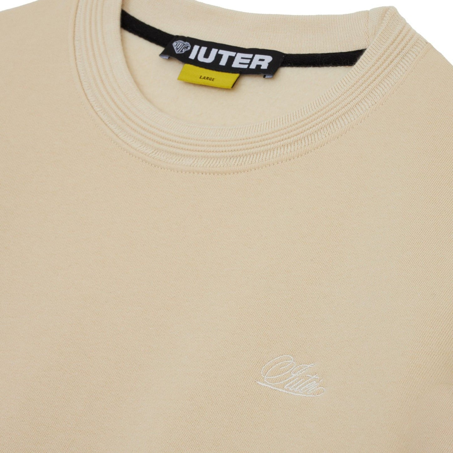 Sudaderas con capucha Iuter para hombre - Century Crewneck - Blanco