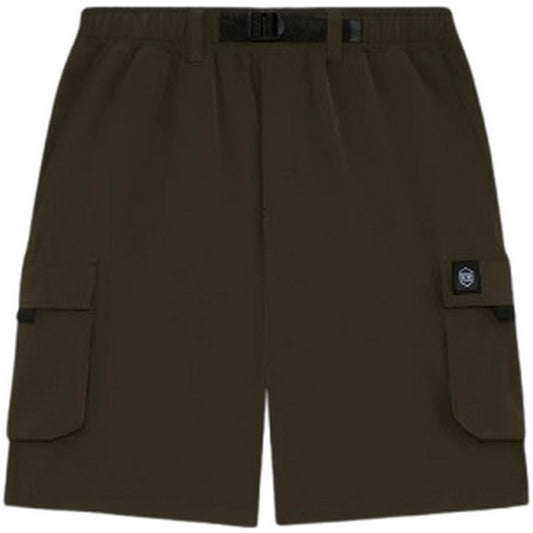 Dolly Noire Herren-Bermudashorts – Techno-Cargo-Shorts – Grün